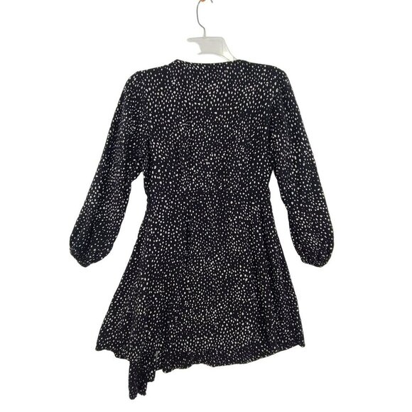 Volcom Women's Long faux wrap Sleeve Dress Size S - Picture 7 of 11